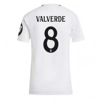 Maglia Calcio Real Madrid Federico Valverde #8 Prima Divisa Donna 2024-25 Manica Corta